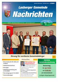 Lasberger Gemeindenachrichten Ausgabe 1/2024